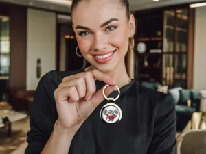 Motorcycle Keychain Domed Limited